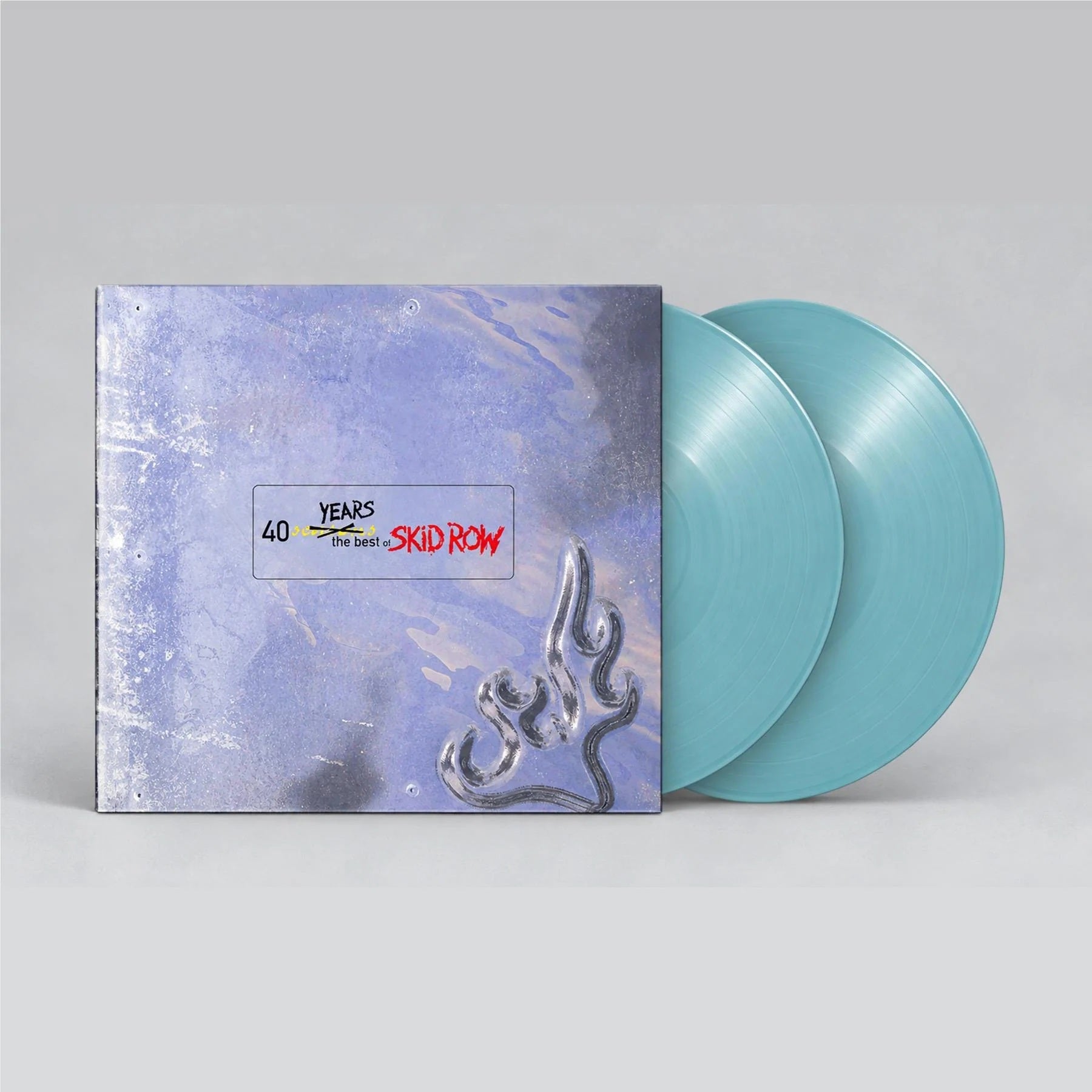 Skid Row - 40 Years: The Best Of Skid Row (2026 2LP Translucent Blue vinyl remastered reissue) - Vinyl - New - PRE-ORDER