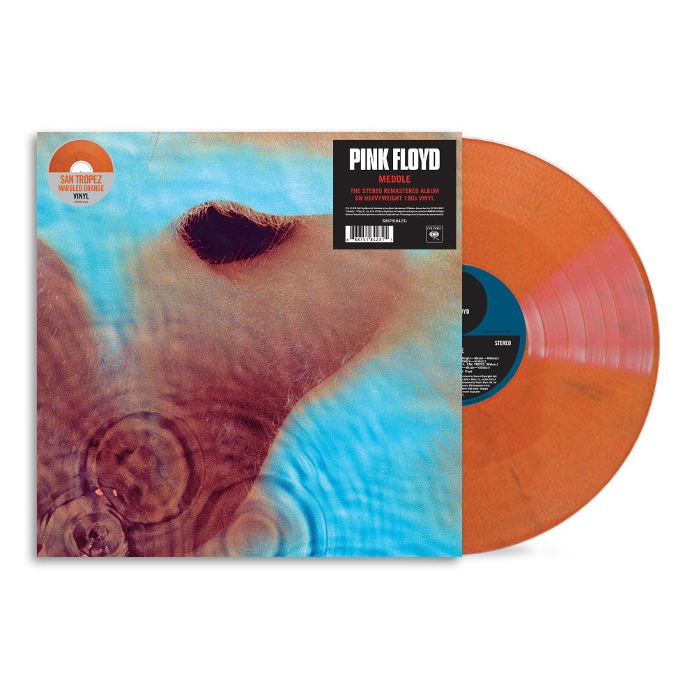 Pink Floyd - Meddle (National Album Day 2026 180g San Tropez Marbled Orange vinyl gatefold reissue) - Vinyl - New