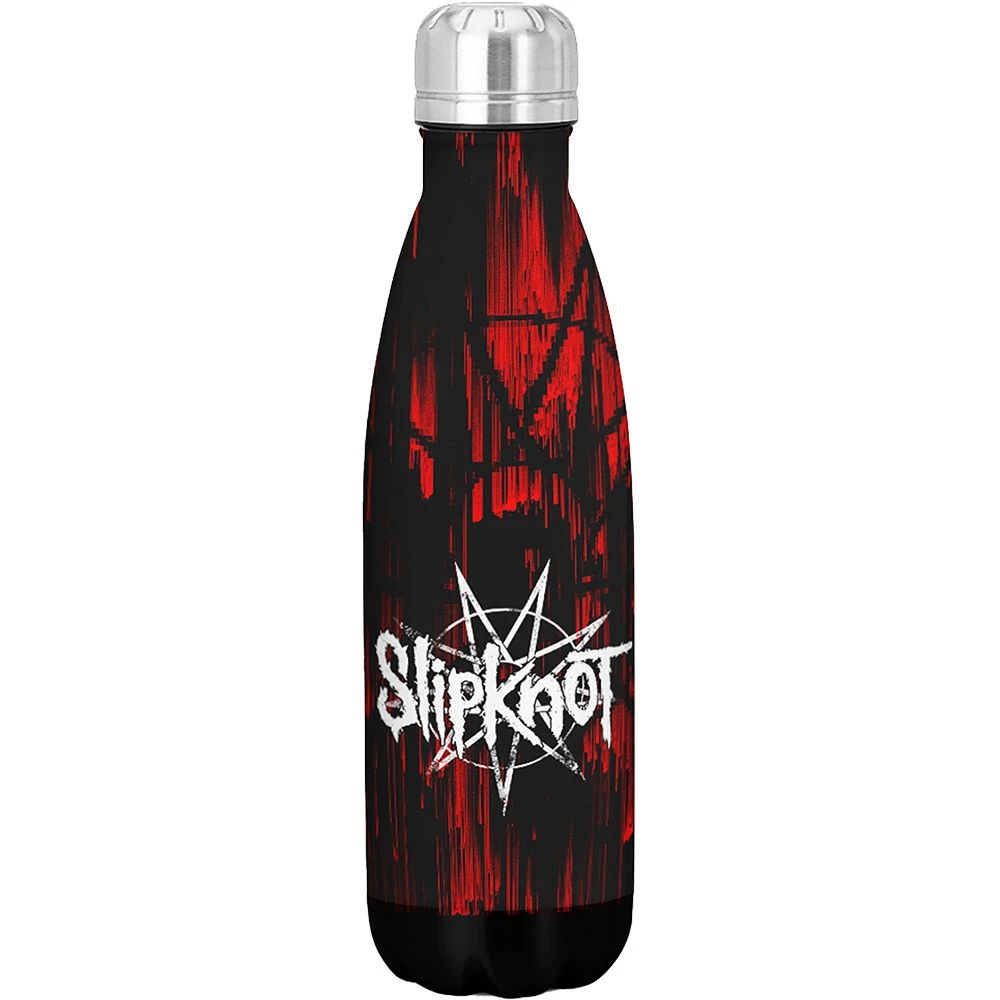 Slipknot - Stainless Steel 500ml Drink Bottle - Glitch