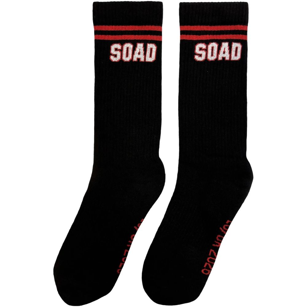 System Of A Down - Black Crew Socks (Fits Sizes 7 to 11) - Tour '26