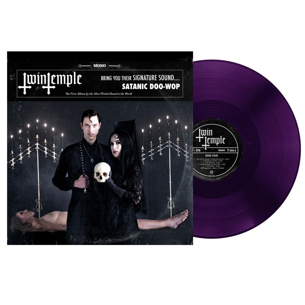 Twin Temple - Bring You Their Signature Sound... Satanic Doo-Wop (Clear Purple Vinyl) - Vinyl - New