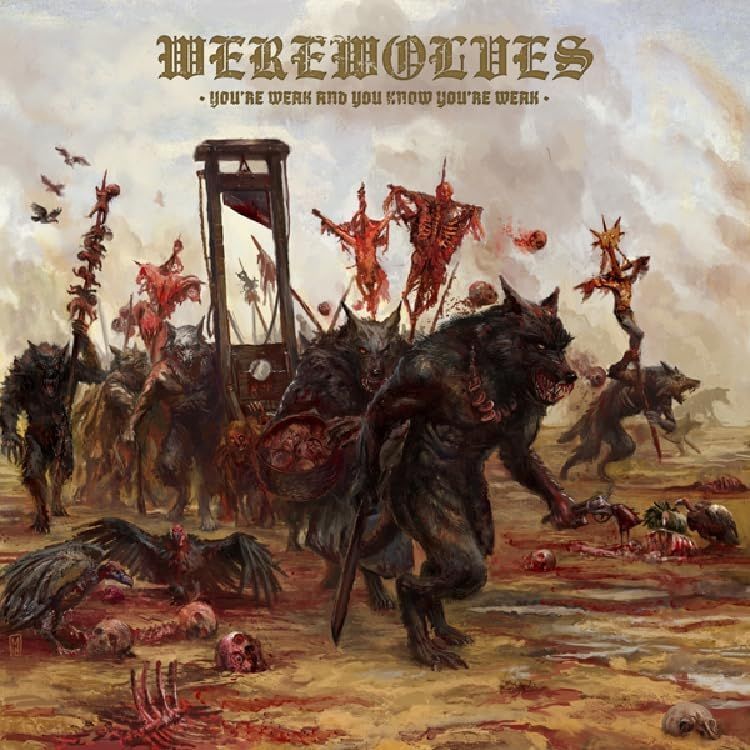 Werewolves - You're Weak And You Know You're Weak (Red w. Black Splatter Vinyl) - Vinyl - New