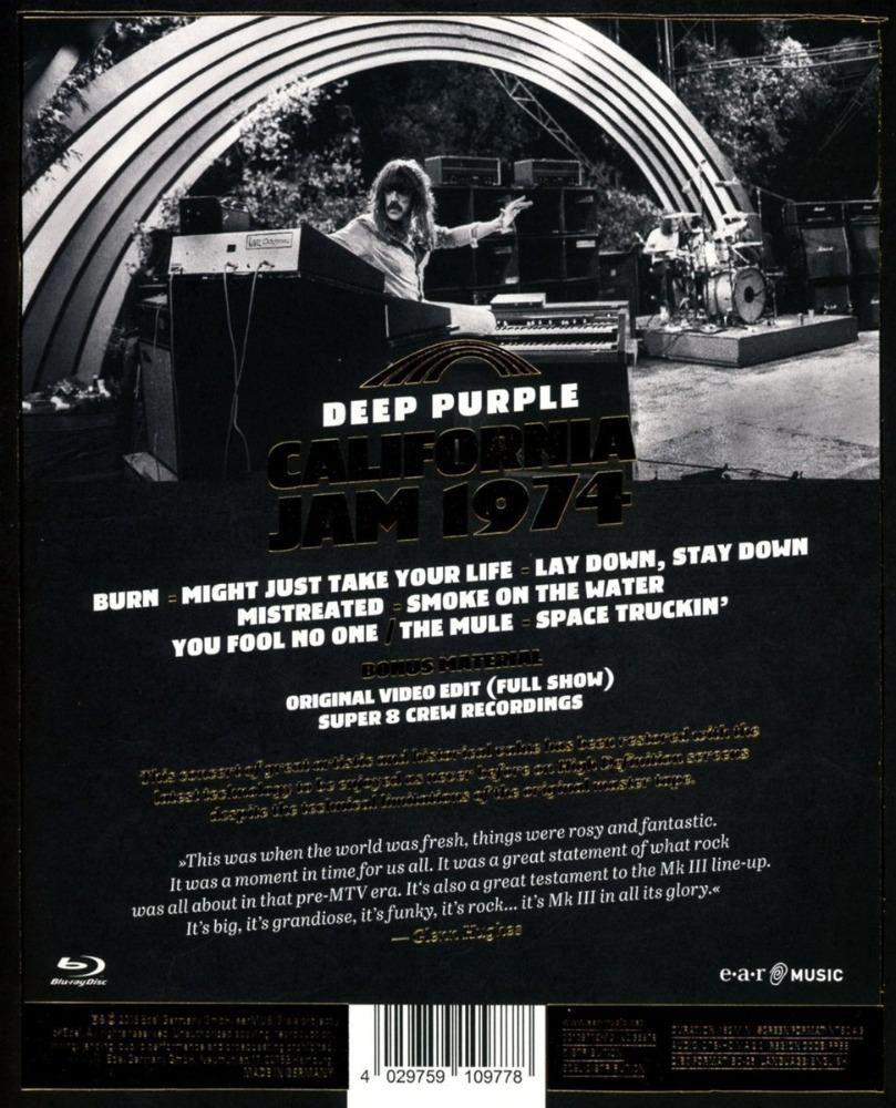 Deep Purple - California Jam 1974 (2024 reissue) (RA/B/C) - Blu-Ray - Music