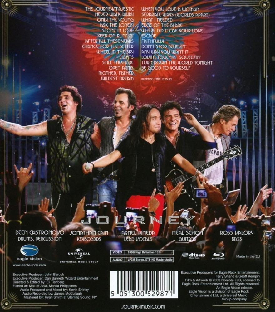 Journey - Live In Manila (2016 reissue) (RA/B/C) - Blu-Ray - Music
