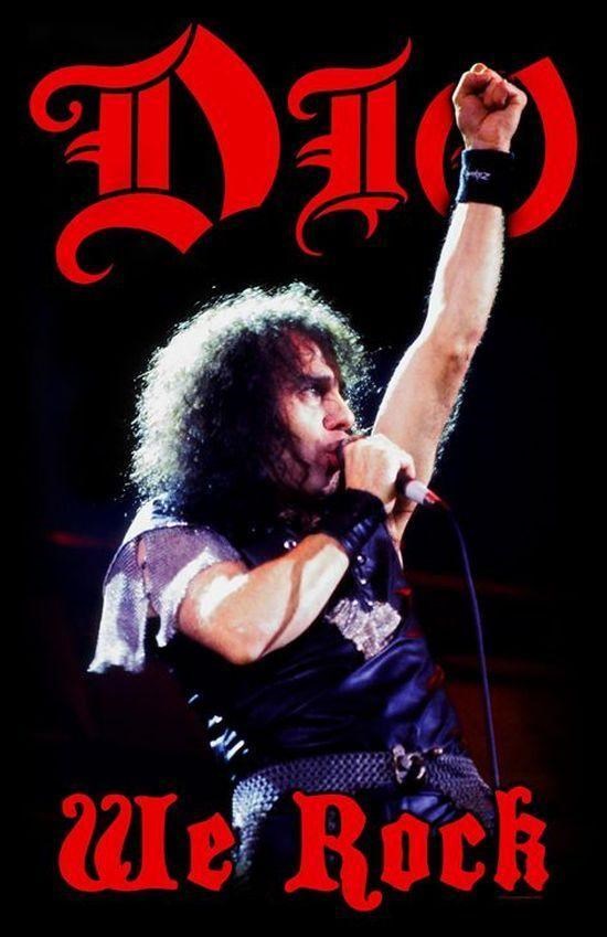 Dio - Premium Textile Poster Flag (We Rock)