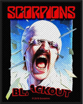 Scorpions - Blackout (80mm x 100mm) Sew-On Patch