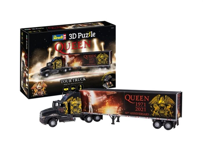 Queen - Tour Truck 50th Anniversary 3D Puzzle (230mm x 63mm x 339mm)