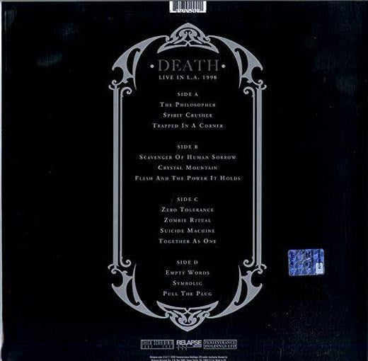 Death - Live In L.A. - Death And Raw (2019 2LP Splatter Vinyl Gatefold Reissue) - Vinyl - New