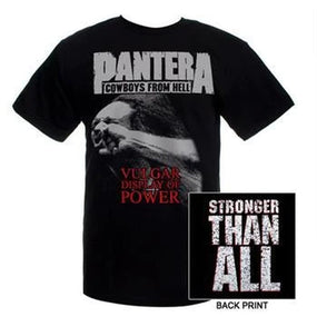 Pantera - Stronger Vulgar Display Of Power Black Shirt