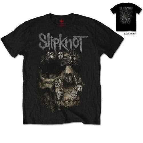 Slipknot - Skull Group Black Shirt
