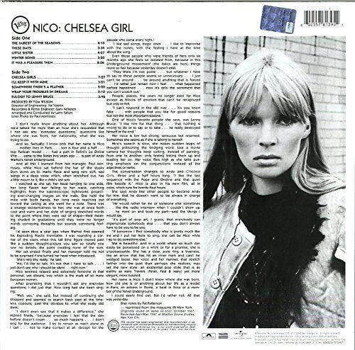 Nico - Chelsea Girl (180g 2018 reissue w. download voucher) - Vinyl - New