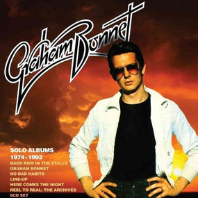 Bonnet, Graham - Solo Albums 1974-1992 (Back Row In The Stalls/Graham Bonnet/No Bad Habits/Line-Up/Here Comes The Night/Reel To Real: The Archives) (6CD Box Set) - CD - New