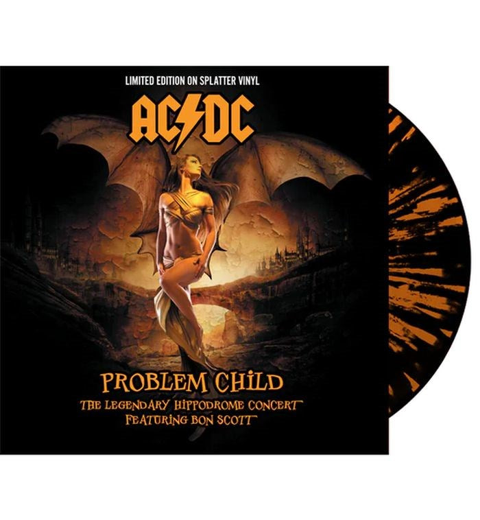 ACDC - Problem Child: The Legendary Hippodrome Concert Featuring Bon Scott (Ltd. Ed. Splatter vinyl - numbered ed. of 500) - Vinyl - New