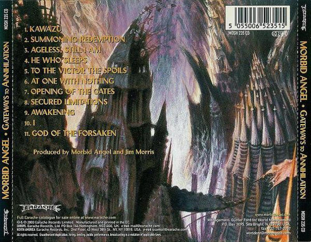Morbid Angel - Gateways To Annihilation (2024 Digipak Reissue) - CD - New