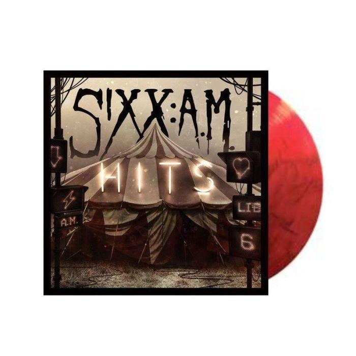 Sixx A.M. - Hits (Ltd. Ed. 2LP Red Smokey Vinyl gatefold) - Vinyl - New