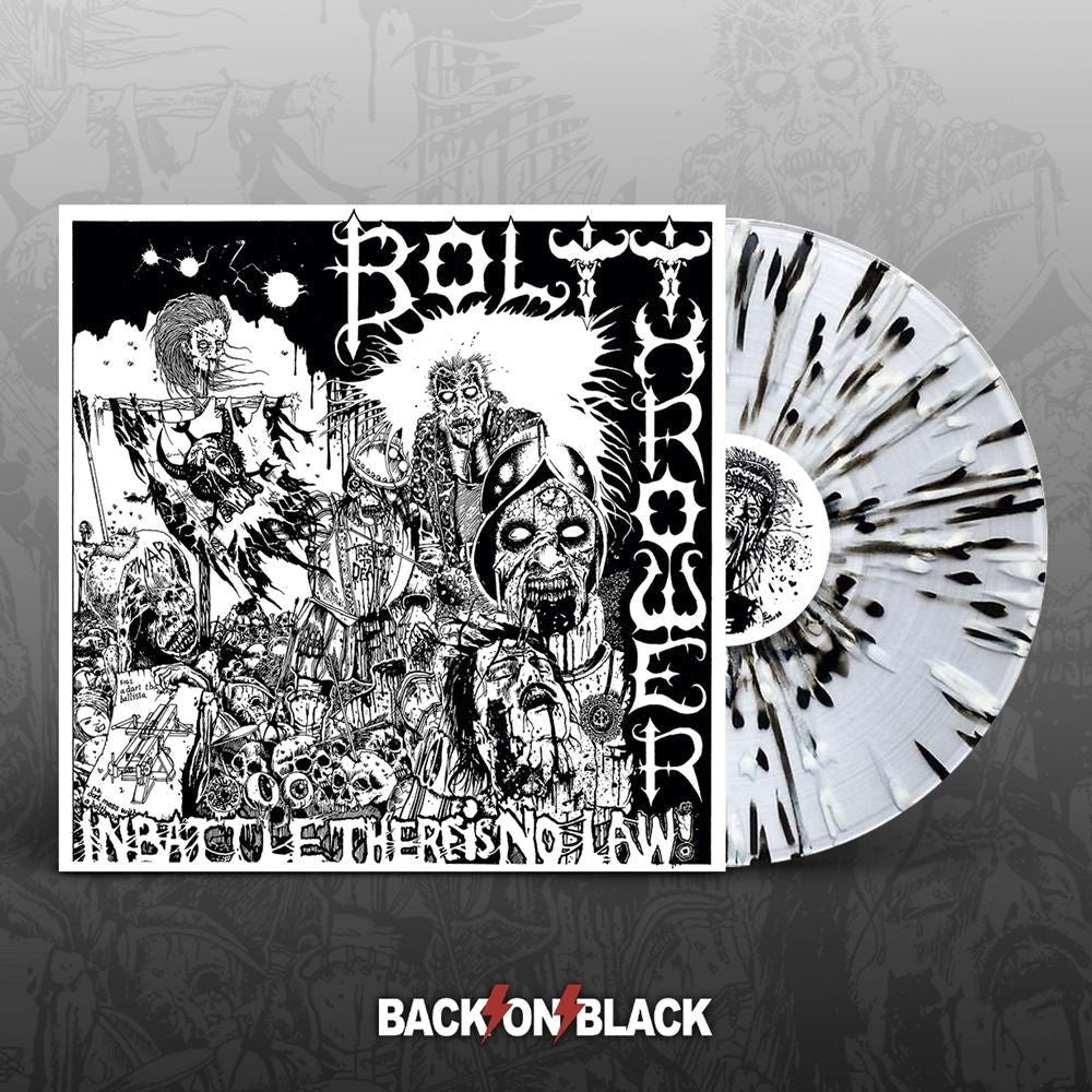 Bolt Thrower - In Battle There Is No Law (Ltd. Ed. Clear with Grey & Black Splatter vinyl gatefold reissue) - Vinyl - New