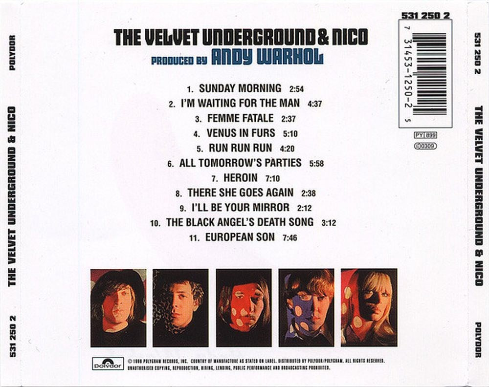 Velvet Underground - Velvet Underground & Nico, The (45th Anniversaey 2012 remastered reissue) - CD - New
