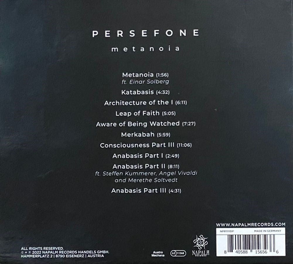 Persefone - Metanoia - CD - New