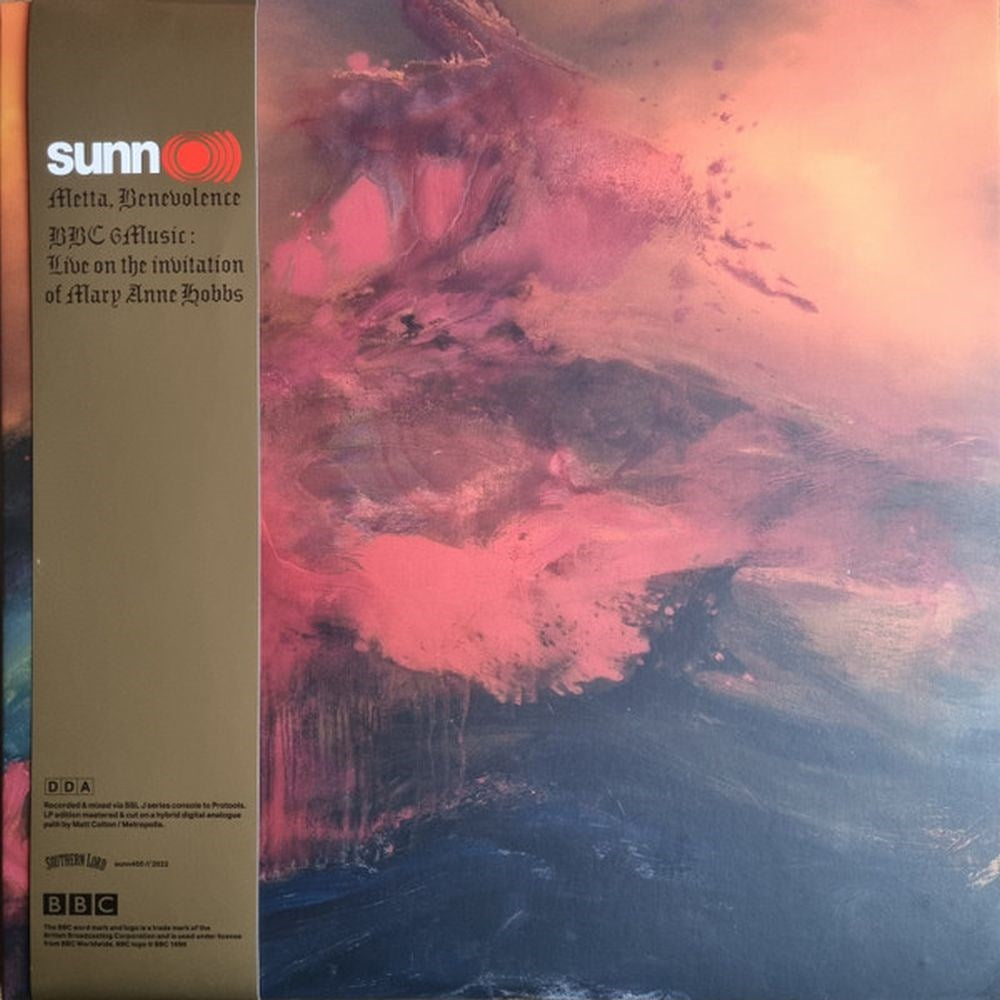 Sunn O - Metta, Benevolence - BBC6Music:  Live On The Invitation Of Mary Anne Hobbs (Ltd. Ed. 2LP Transparent Red vinyl gatefold - 500 copies) - Vinyl - New