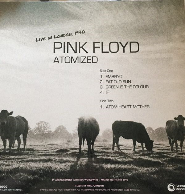 Pink Floyd - Atomized: John Peel's Sunday Concert BBC Paris Theatre London 1970 (180g Marble vinyl) - Vinyl - New