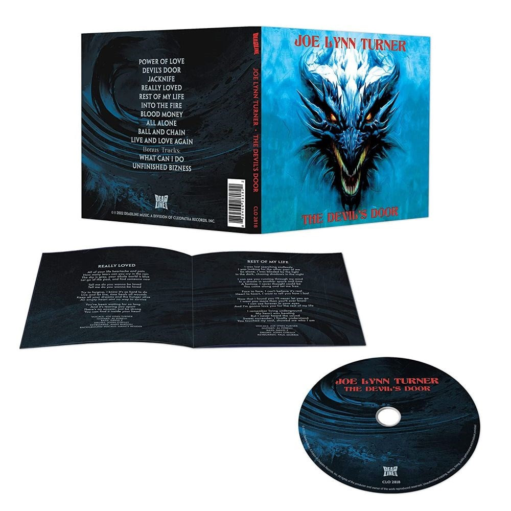 Turner, Joe Lynn - Devil's Door, The (2022 remastered reissue of "The Usual Suspects" {2005}) (digipak with 2 bonus tracks) - CD - New