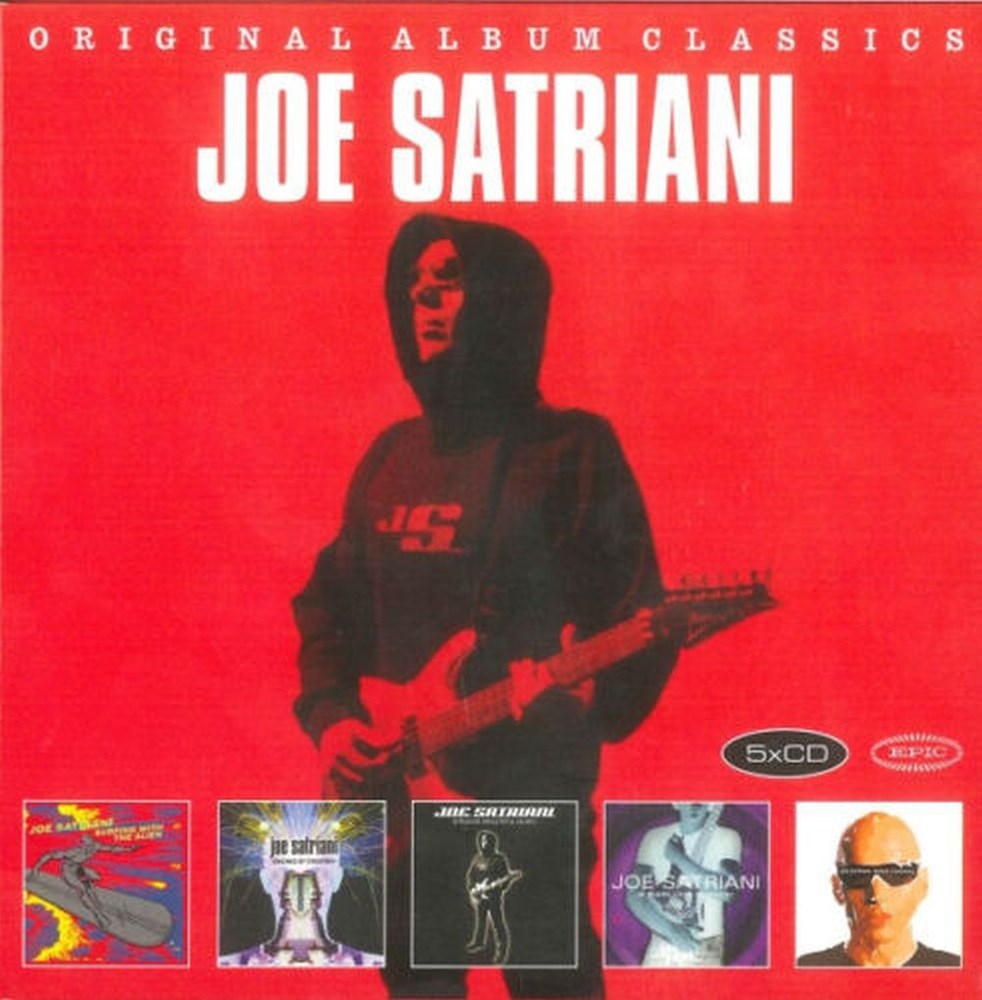 Satriani, Joe - Original Album Classics (Surfing With The Alien/Engines Of Creation/Strange Beautiful Music/Is There Love In Space?/Super Colossal) (5CD) - CD - New