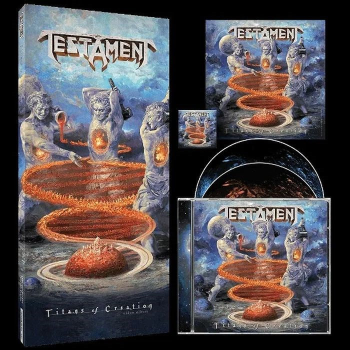 Testament - Titans Of Creation (Ltd. Ed. 2022 CD/Blu-Ray Longbox reissue with sticker & button - 6500 copies) - CD - New