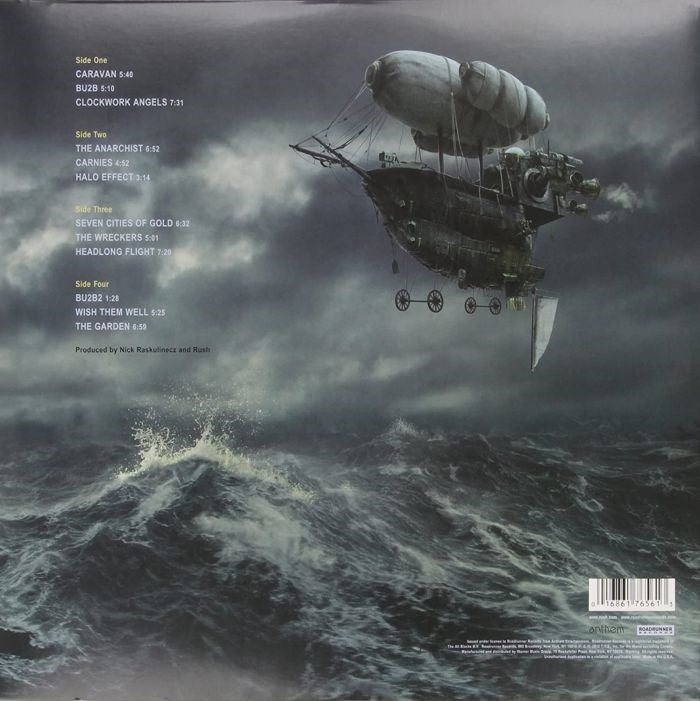 Rush - Clockwork Angels (2025 2LP remastered gatefold reissue) - Vinyl - New