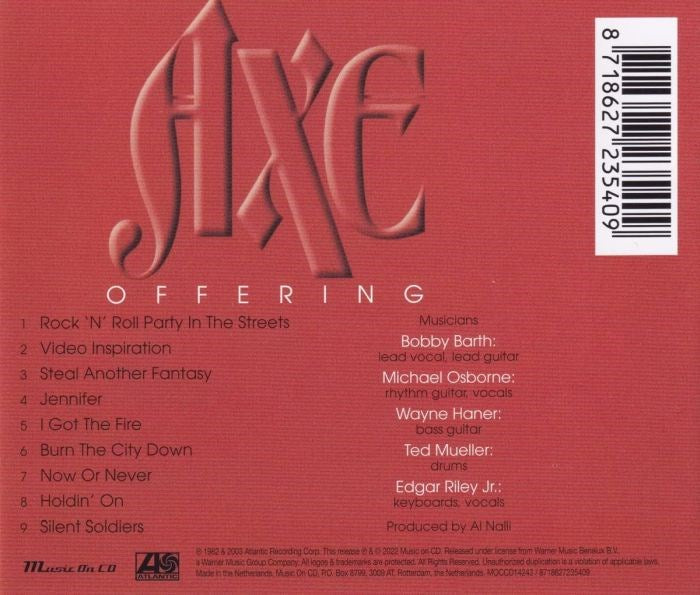 Axe - Offering (2022 reissue) - CD - New