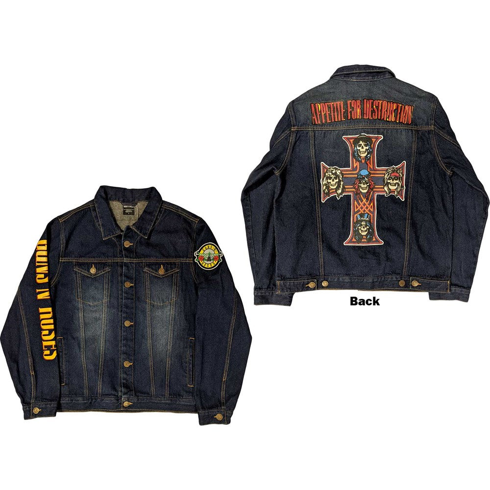 Guns N Roses - Appetite For Destruction Washed Denim Jacket
