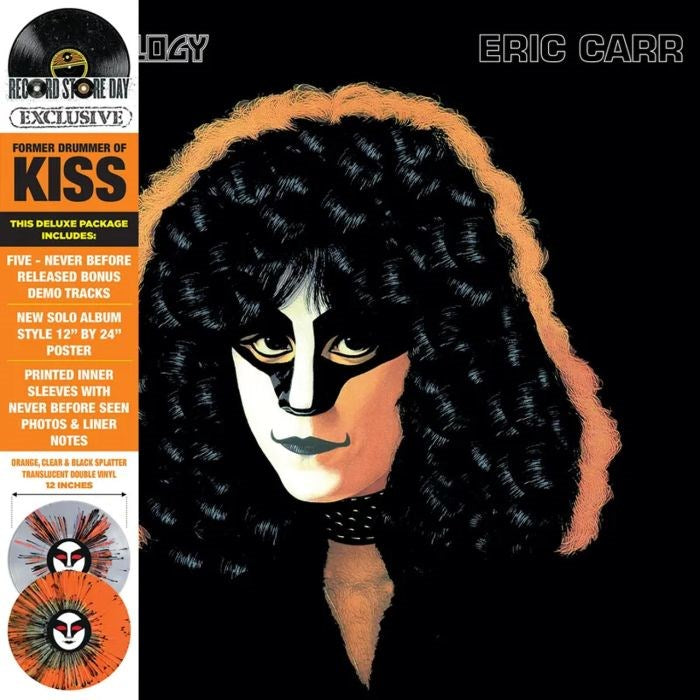 Carr, Eric - Rockology (2LP Orange, Clear Black Splatter Translucent vinyl) (2023 RSD LTD ED) - Vinyl - New