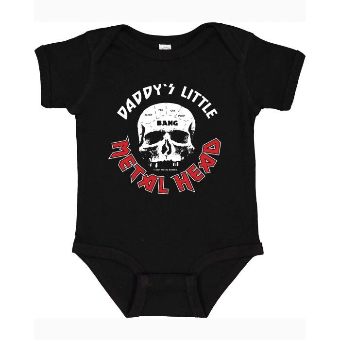 Metalbubs - Daddy's Little Metalhead Black Onesize