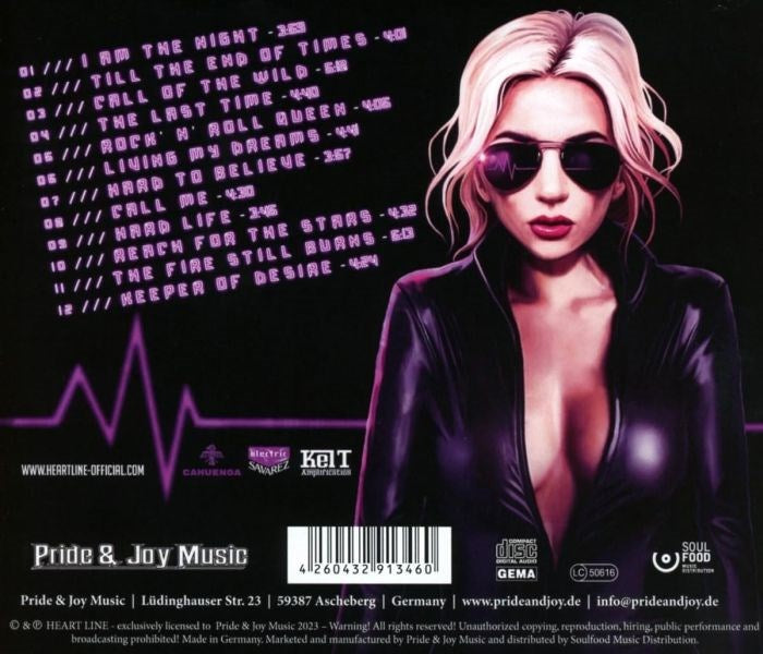 Heart Line - Rock 'N' Roll Queen - CD - New