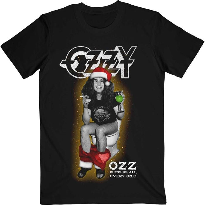 Osbourne, Ozzy - Bless Us Dunny Xmas Black Shirt - 100% Official Merchandise