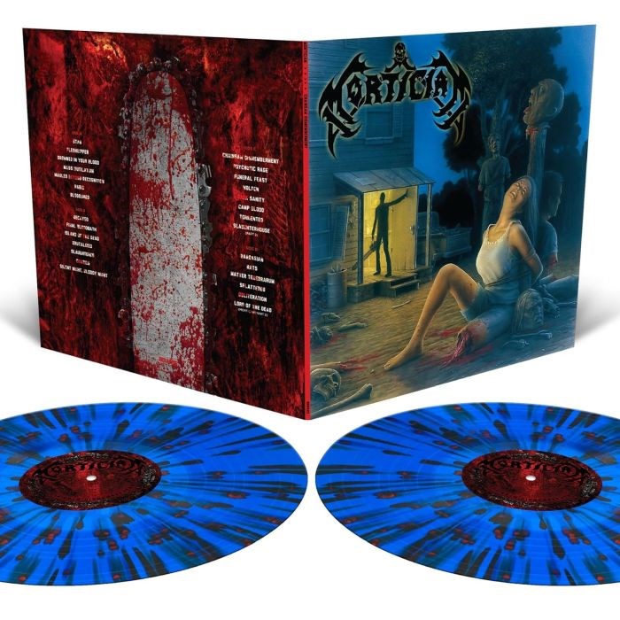 Mortician - Chainsaw Dismemberment (2023 2LP Royal Blue with Splatter vinyl gatefold reissue) - Vinyl - New