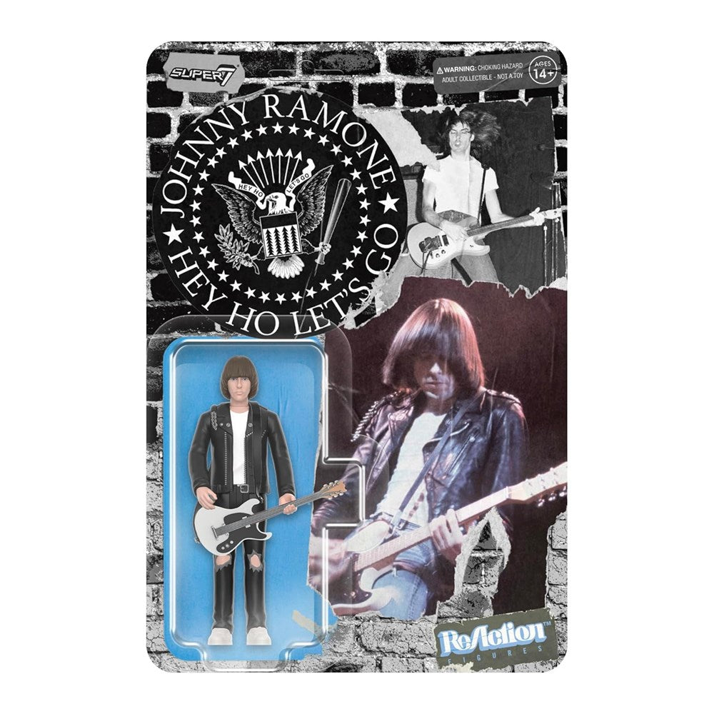 Ramones - Johnny Ramone (White Shirt) 3.75 inch Super7 ReAction Figure