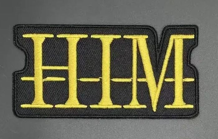 HIM - Logo (90mm x 45mm) Sew-On Patch