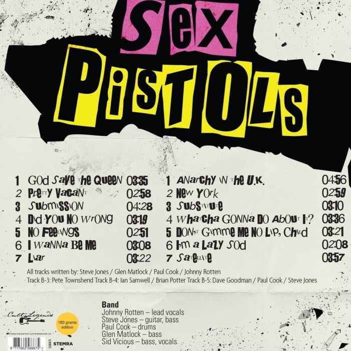 Sex Pistols - Agents Of Anarchy: Live Radio Broadcast (180g) - Vinyl - New