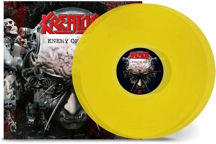 Kreator - Enemy Of God (2024 2LP Transparent Yellow vinyl gatefold reissue) - Vinyl - New