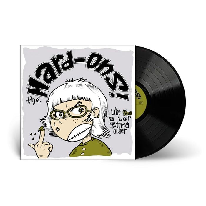 Hard-Ons - I Like You A Lot Getting Older (Black vinyl with Limited Utopia Exclusive bonus Hand Drawn Signed Artwork by Ray) - Vinyl - New