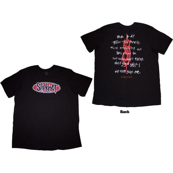 Slipknot - Fuck It All Black Shirt