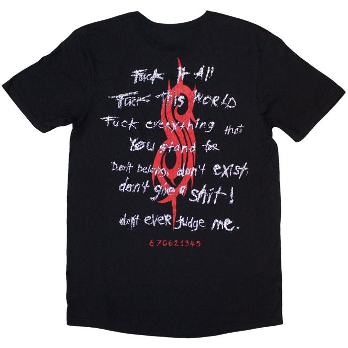 Slipknot - Fuck It All Black Shirt