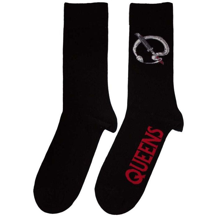 Queens Of The Stone Age - Crew Socks (Fits Sizes 7 to 11) - Q Logo