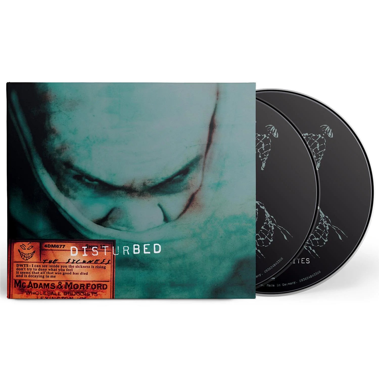 Disturbed - Sickness, The (25th Anniversary Deluxe Ed. 2CD digipak reissue) - CD - New