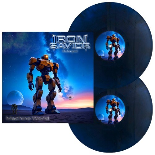 Iron Savior - Reforged: Machine World (2LP Starbreaker Blue vinyl) - Vinyl - New
