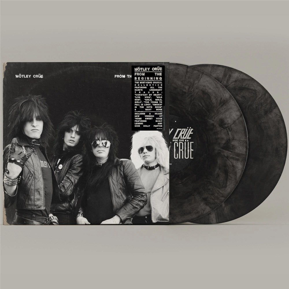 Motley Crue - From The Beginning (Ltd. Ed. 2LP Marbled Black vinyl gatefold with alternate cover art) - Vinyl - New