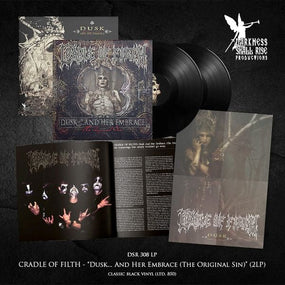 Cradle Of Filth - Dusk... And Her Embrace: The Original Sin (Ltd. Ed. 2LP Classic Black vinyl remastered reissue - 850 copies) - Vinyl - New