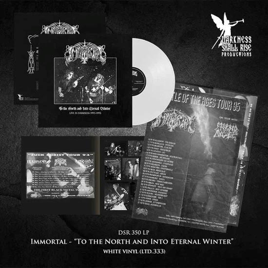 Immortal - To The North And Into Eternal Winter: Live In Darkness 1993-1995 (Ltd. Ed. White Vinyl) - Vinyl - New