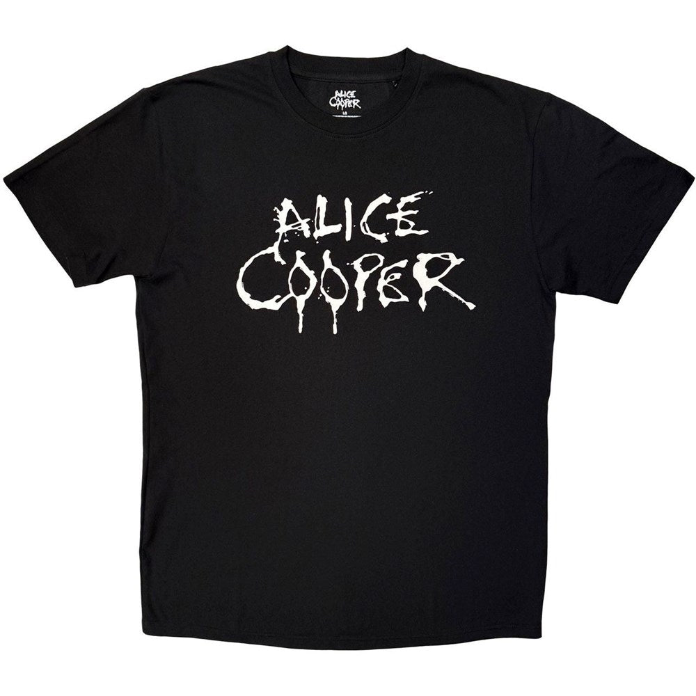 Cooper, Alice - Logo Black Shirt (Mono Logo Range) - 100% Official Merchandise - COMING SOON