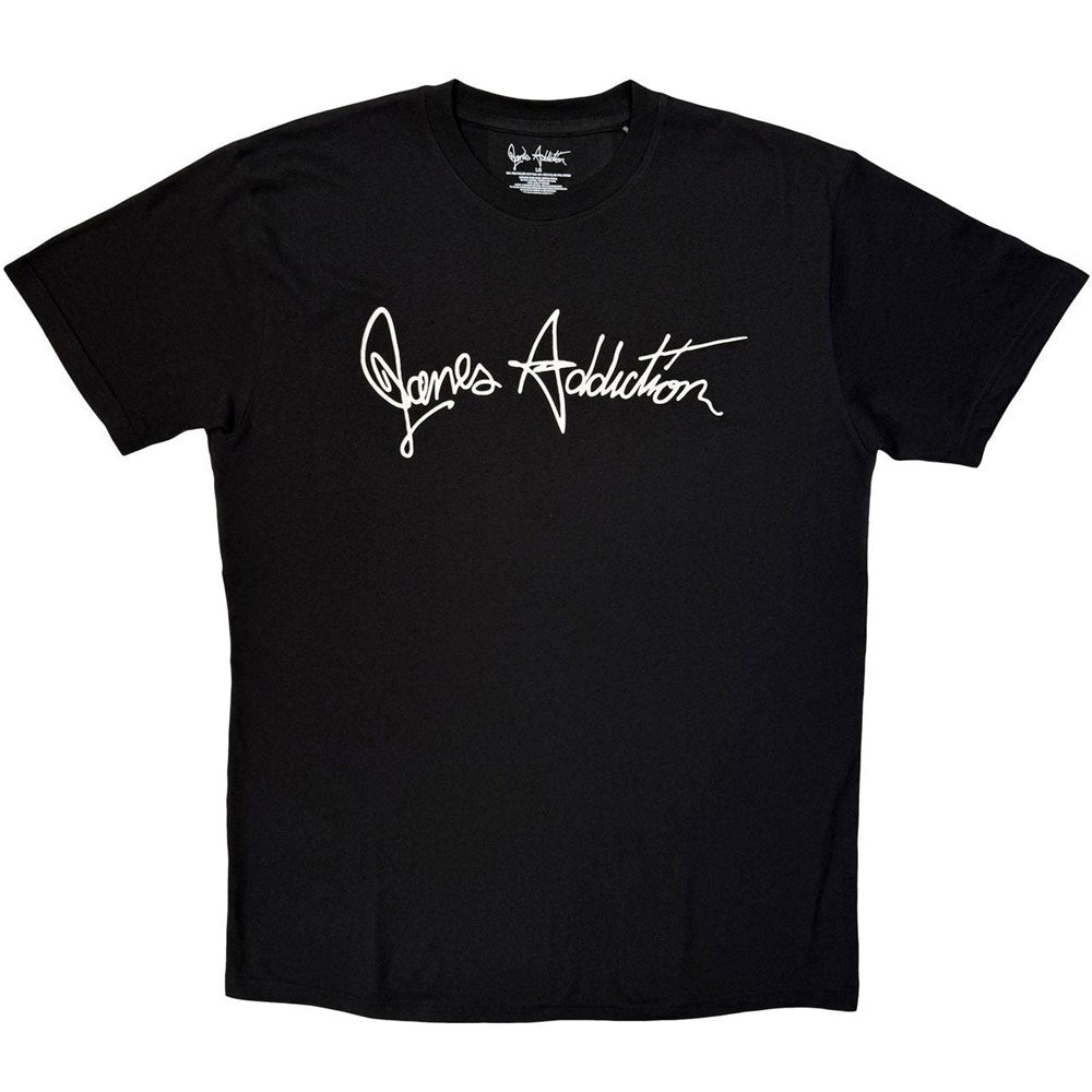 Janes Addiction - Logo Black Shirt (Mono Logo Range) - 100% Official Merchandise - COMING SOON